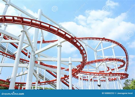 Roller Coaster Stock Photo Image Of Coaster Amusement 50880252