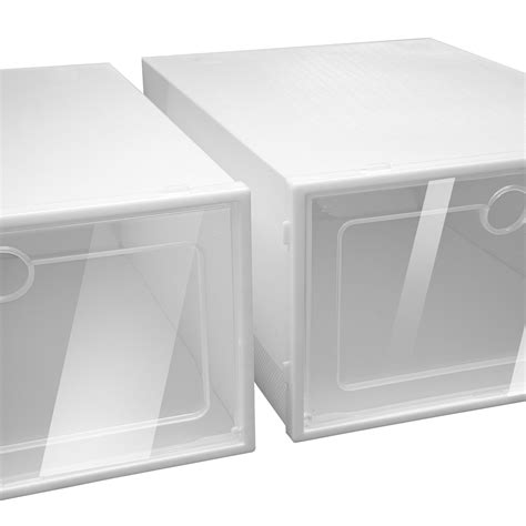 Rebrilliant 20 Pairs Stackable Shoe Storage Box Wayfair