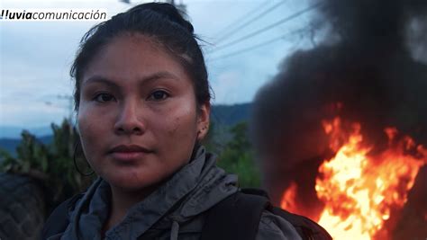 Mujer Shuar Fuerza Del Paro En Morona Santiago Ecuador