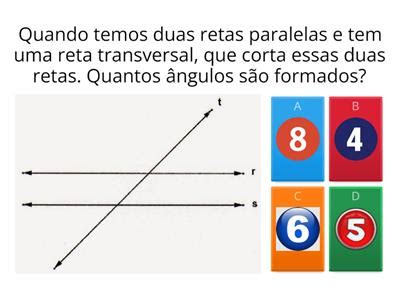 Angulos Retas Paralelas Cortadas Por Uma Transversal Recursos De Ensino