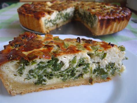 Rozpustne Gotowanie Quiche Lorraine Ze Szpinakiem I Serem Feta