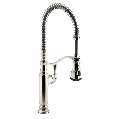 KOHLER Tournant Single-Handle Pull-Down Sprayer Kitchen Faucet in ...