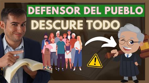 El DEFENSOR DEL PUEBLO Descubre TODO En Menos De 10 Minutos DERECHO