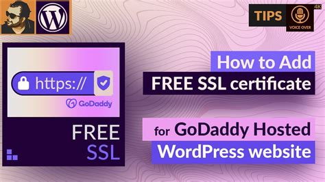 How To Add Ssl Certificate For Free For Godaddy Hosted Wordpress Website Tips Youtube