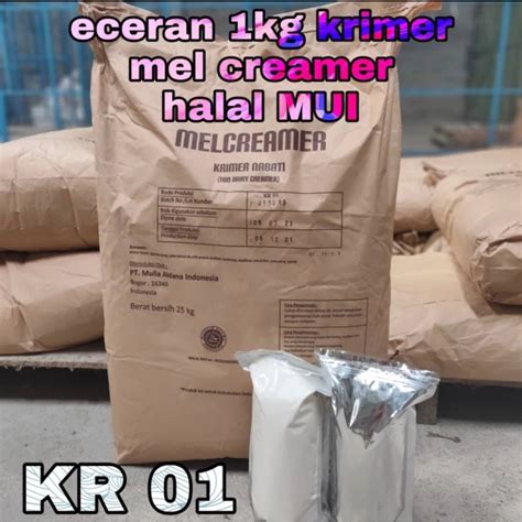 Jual Krimer Bubuk Creamer Premium Non Dairy Kemasan 1 Kg Krimer