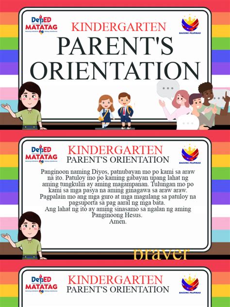 Kinder Parent's Orientation-editable | PDF