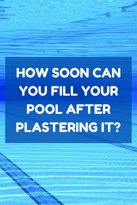 Here S How Long You Should Wait After Plastering Your New Swimming Pool