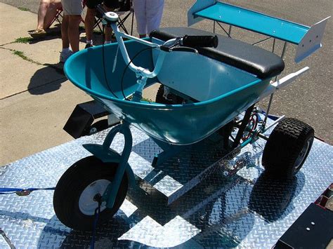 Wheelbarrow Go-kart | Go kart, Wheelbarrow, Custom bicycle