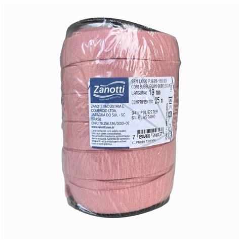 Elastico Mm Sem Logo Zanotti Metros Cores Lisas Lingerie Fitness IMM PJ Shopee Brasil