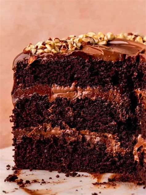 Nutella Chocolate Layer Cake Stephanie S Sweet Treats