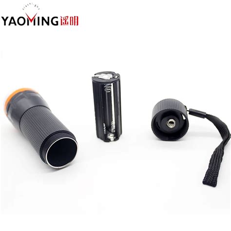 Wholesale Small Sun Mini Pussy 3 Aaa Led Torch Light Emergency Flashlight Plastic Tail Switch