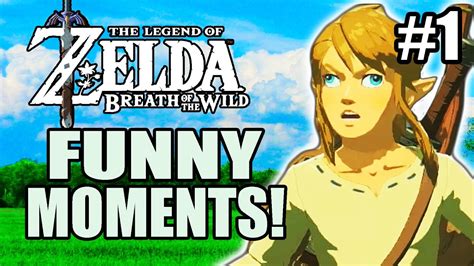 Zelda Breath Of The Wild Funny Moments - Funny PNG