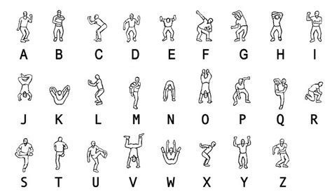 Human Alphabet 2018 Artist