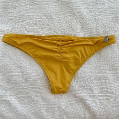 Rhythm Women S Yellow Bikini And Tankini Bottoms Depop