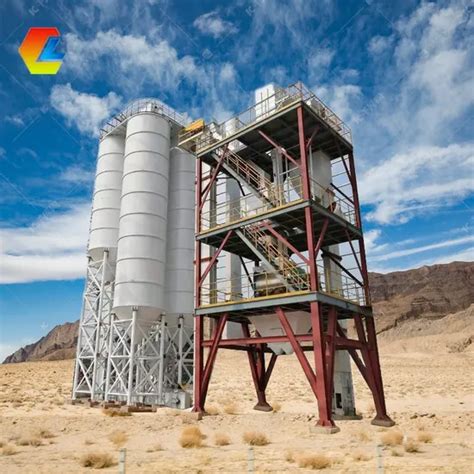 Tower Dry Mix Mortar Mixing Equipment Tower Type Dry Mortar Production