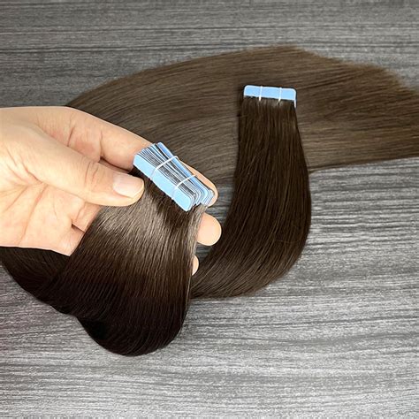 High Quality European Double Drawn Raw Tape In Hair Extensions 100human