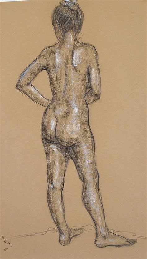 Back Nude 4 Drawing By Donelli DiMaria Fine Art America