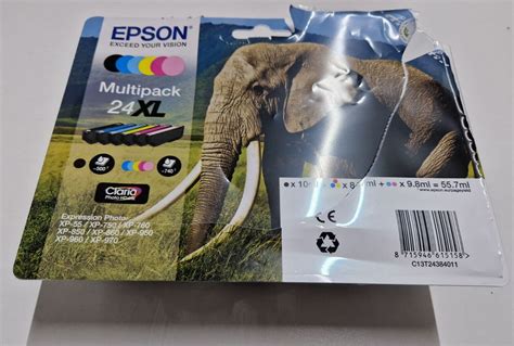 Original Epson Xl Elephant Multipack Ink Cartridge T