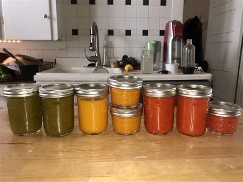 Test Batches Of Fermented Hot Sauces Before The Growing Season Starts R Fermentation