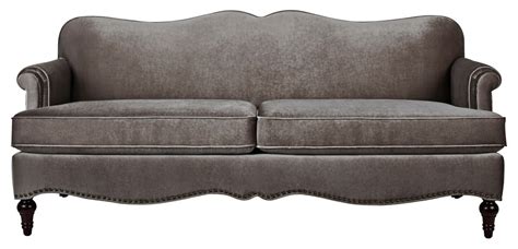 Legacy Velvet Camelback Sofa Traditional Sofas By Jennifer Taylor