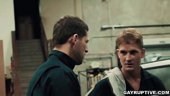 Two Hunk Mechanics Roman Todd And Brandon Anderson Left Alone And This Gay One Gets His Worst