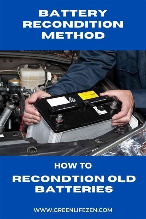 how to recondition car batteries