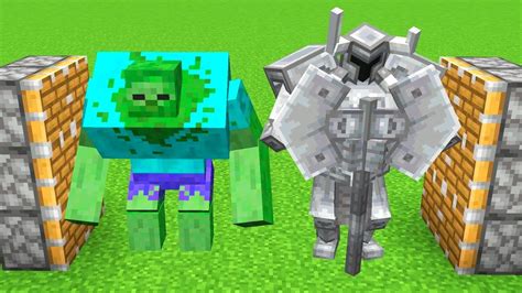 Mutant Zombie Ferrous Wroughtnaut Minecraft Youtube