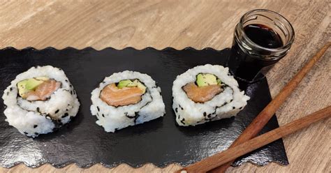 California Rolls Saumon Avocat Recette California Rolls Saumon Avocat