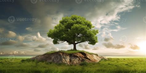Big Tree growth background, World environment day concept. 23378118