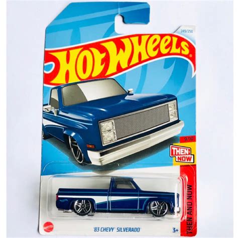 HOT WHEELS 風火輪 83 雪佛蘭 SILVERADO 藍色 蝦皮購物