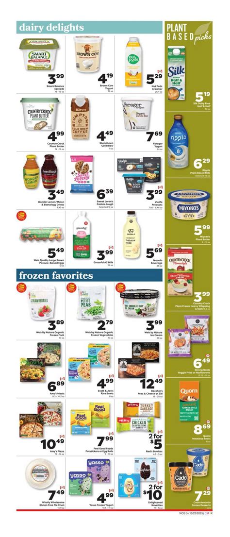 Weis Markets Weekly Ad Nov 06 – Nov 12, 2025