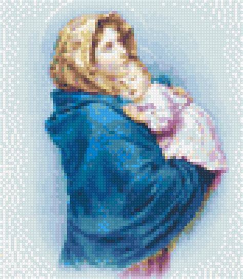 Схема вышивки «Женщина и Дитя» (№2604429) - Вышивка крестом