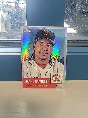 Manny Ramirez Topps Chrome Platinum Anniversary Prism Refractor