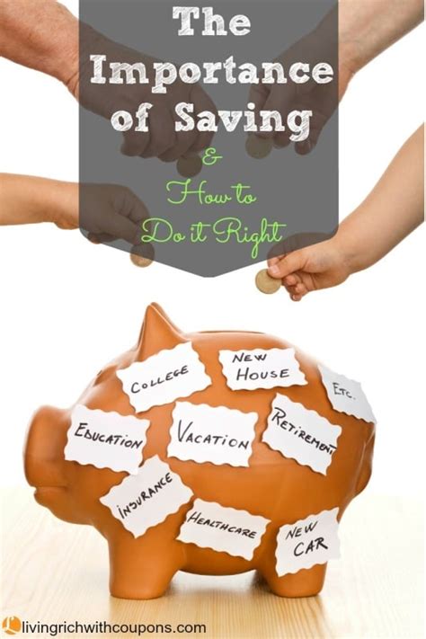 The Importance Of Saving And How To Do It Right Living Rich With Coupons®