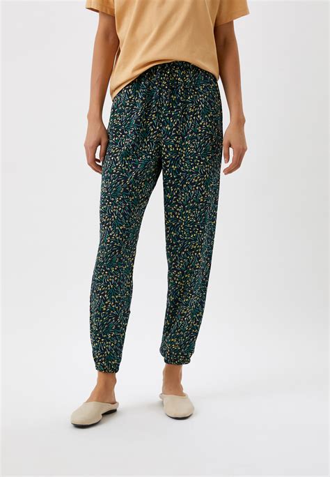 Брюки UNIQLO из сатина, цвет: синий, RTLACB135401 — купить в интернет ...