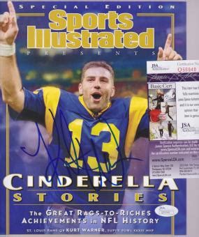 Kurt Warner Signed Photo, Autographed NFL Photos