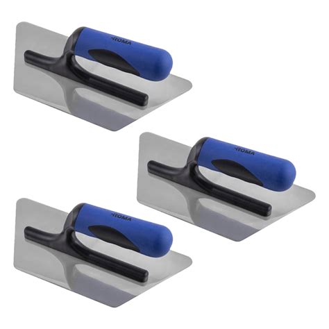 3 Desempenadeira Trapezio Aço Inox Efeito Cimento Queimado Shopee Brasil