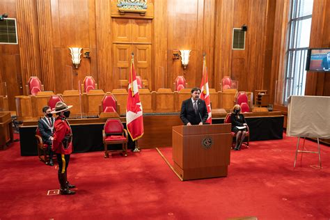 Unveiling of New Heraldic Emblems for the Supreme Court of Canada | The ...