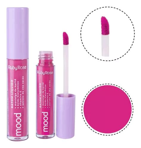 Batom Matte L Quido Nude Ruby Rose Longa Dura O Mercadolivre