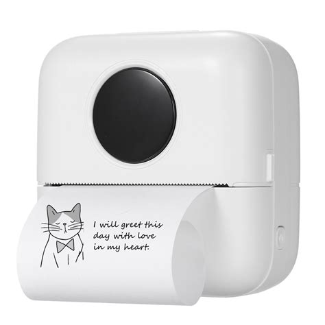 Portable Mini Pocket Printer Wireless BT Thermal Printer - AndeeMart
