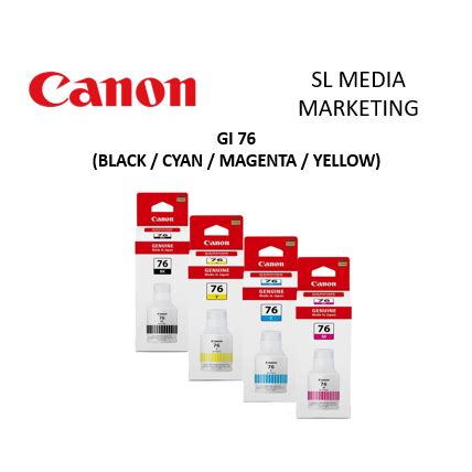 Original Canon Gi Ink Bottle Gi Gi Black Cyan Magenta Yellow