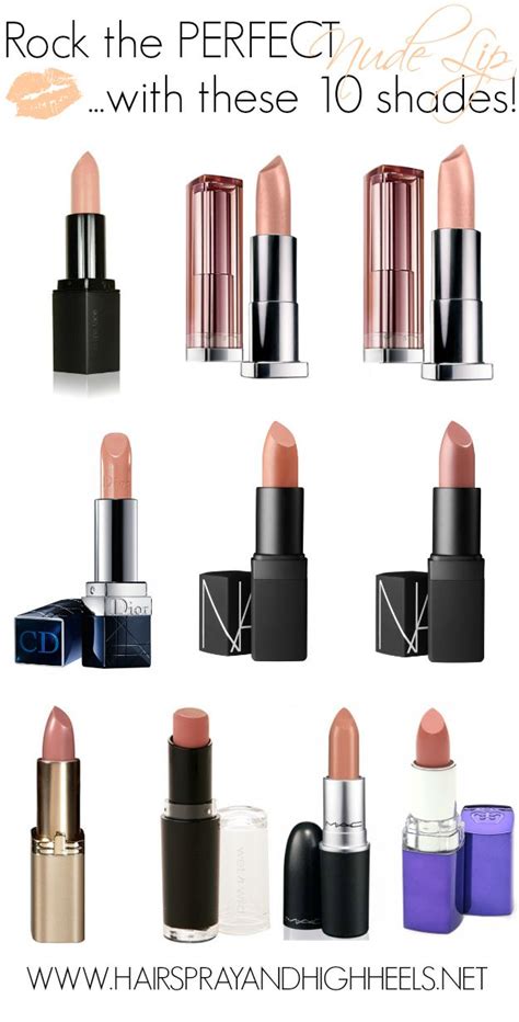 Top 10 Best Nude Lipstick Shades Hairspray And Highheels Nude Lipstick Shades Lipstick