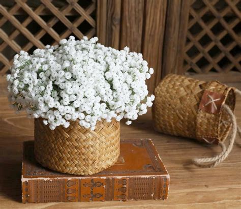 Buy Hananona Pcs Artificial Babys Breath Flowers Fake Babies Breath