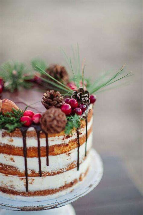 27 Naked Fall Wedding Cakes That Will Make Your Mouth Water Weddingomania
