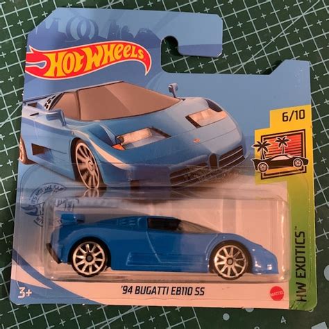 Bugatti Eb Ss Hot Wheels Etsy