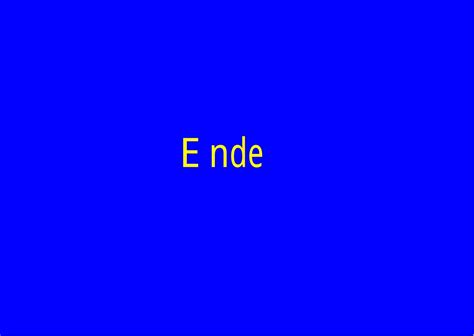Ende