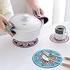 Amazon Trivets For Hot Pots And Pans Vidaya Vintage Ethnic Floral Mandala Silicone Pot