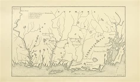 Map of Native American Tribes, Pequot War – Venture Smith’s Colonial CT