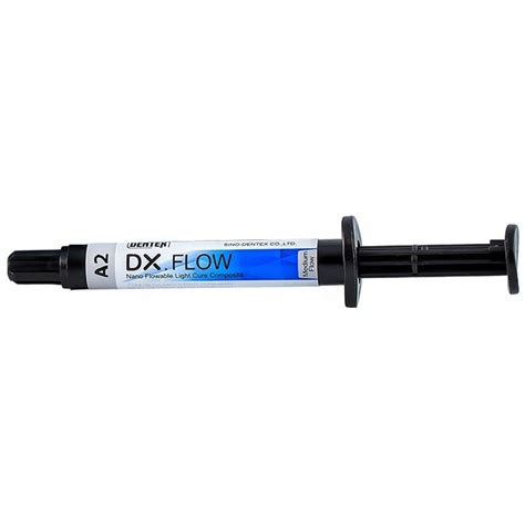 Dental Resin Material Dx Flow Nano Flowable Light Cure Composite 2gsyringe Dental Resin