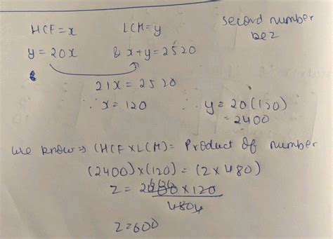 The Lcm Of Two Numbers Is Which Of The Following Cannot Be Their